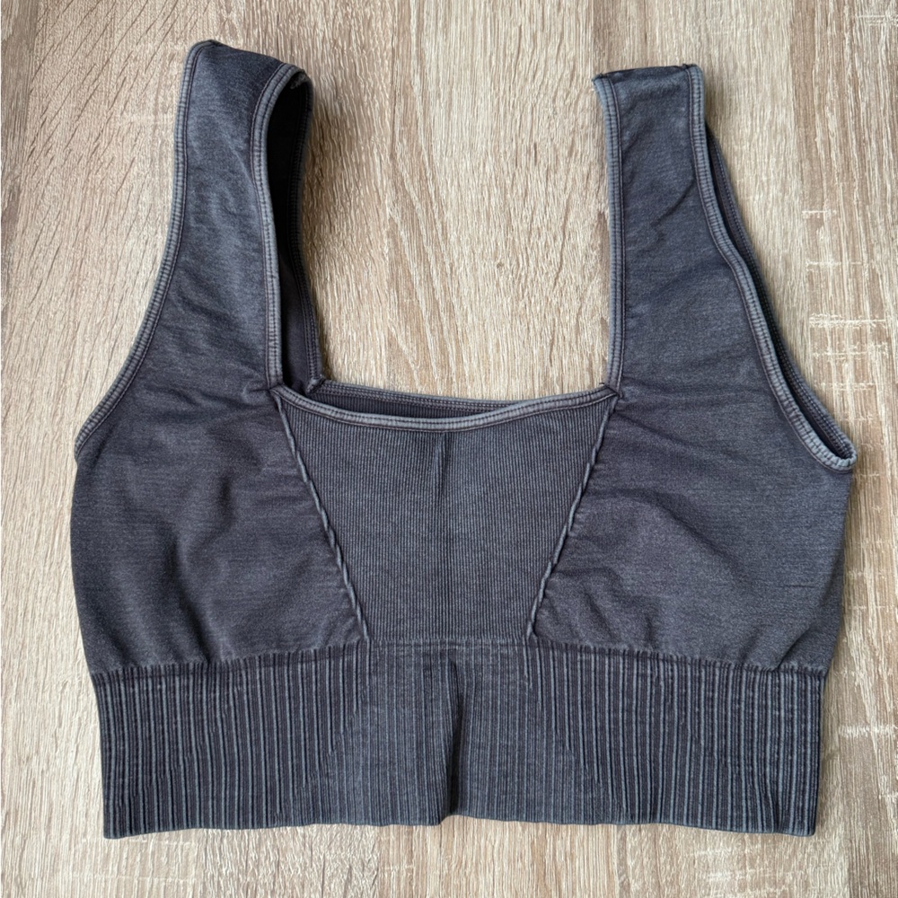 FP Good Karma Sports Bra Washed Black